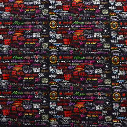 gun flower floral printed fabric