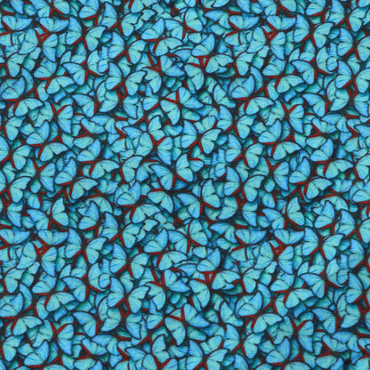 butterfly printed fabric