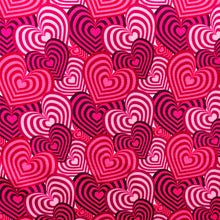 Load image into Gallery viewer, heart love valentines day pink series printed fabric
