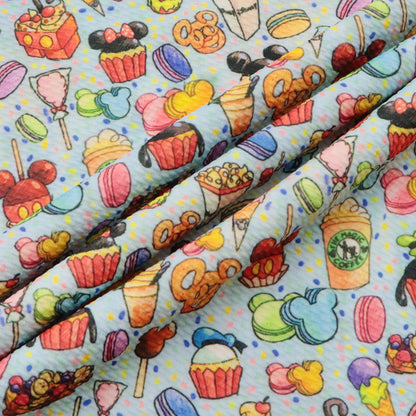 food printed fabric