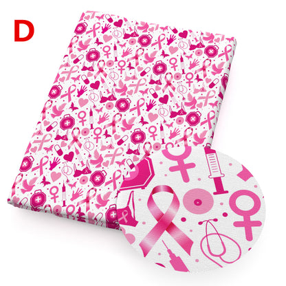 breast cancer printed fabric