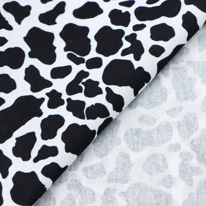 cow pattern printed fabric