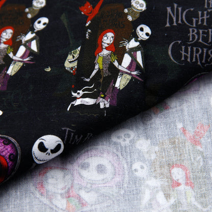 heart love printed fabric