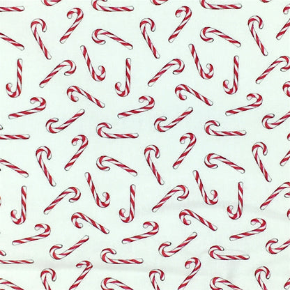 christmas day crutch printed fabric