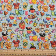 Load image into Gallery viewer, food printed fabric
