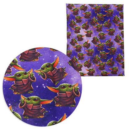 purple series printed fabric