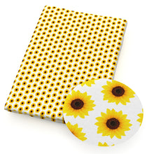 Load image into Gallery viewer, flower floral sunflower printed fabric
