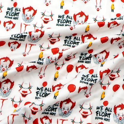 red series printed fabric