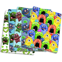 Load image into Gallery viewer, Little Monsters Theme Printed Fabric
