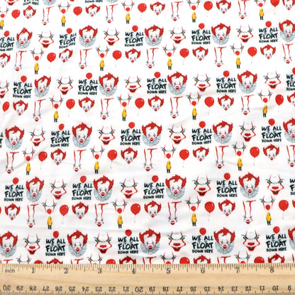 red series printed fabric