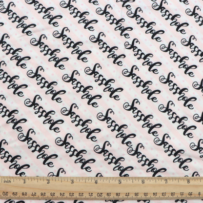 stripe dots spot pink series printed fabric