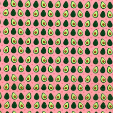 Load image into Gallery viewer, heart love valentines day avocado printed fabric
