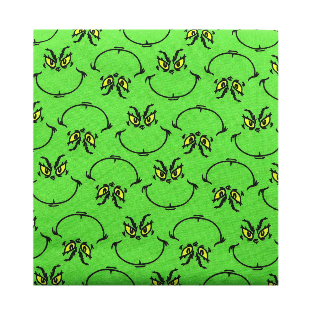 green series printed fabric