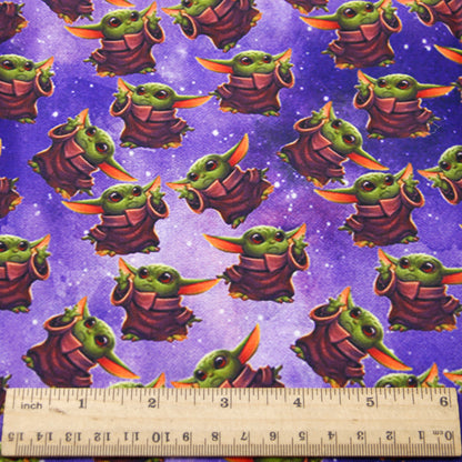 purple series printed fabric
