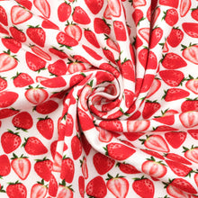 Load image into Gallery viewer, strawberry fruit red series printed fabric
