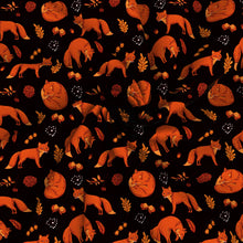 Load image into Gallery viewer, animals leaf leaves tree fox printed fabric
