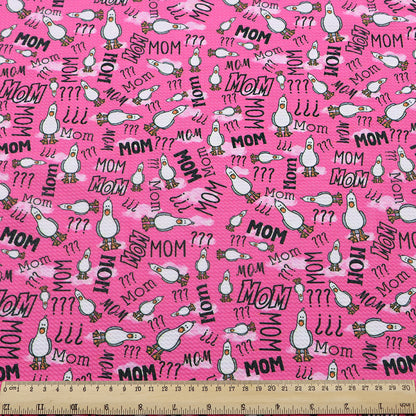 mother printed fabric