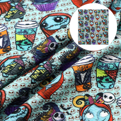 cake cupcake ice cream popsicle drinks printed fabric