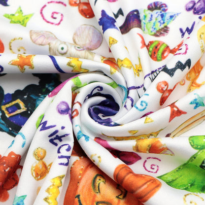 spider spider web printed fabric