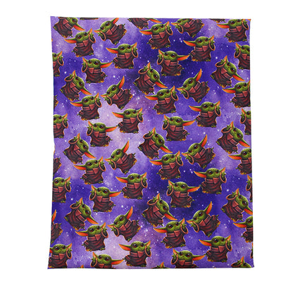 purple series printed fabric
