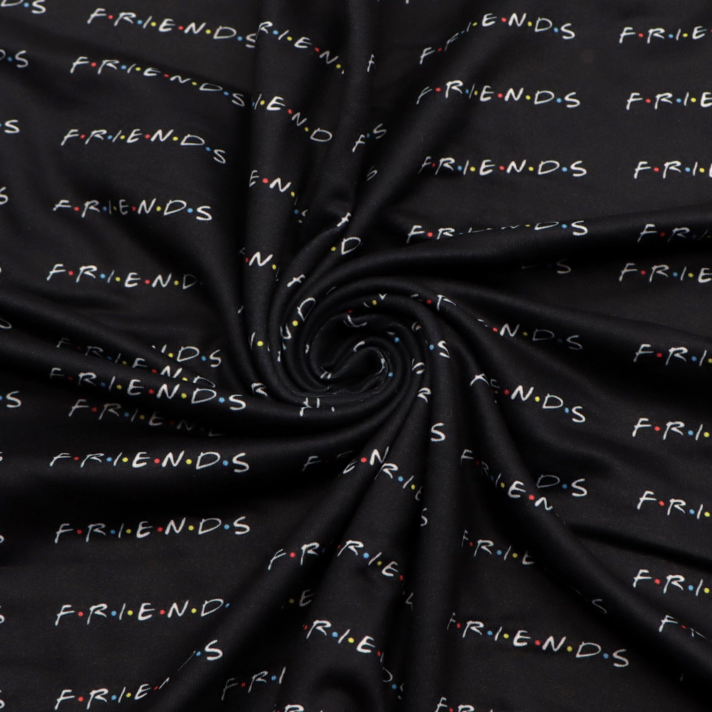 black series printed fabric