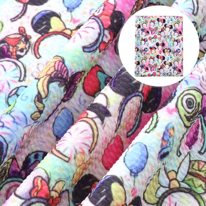 crochet headband hairband printed fabric