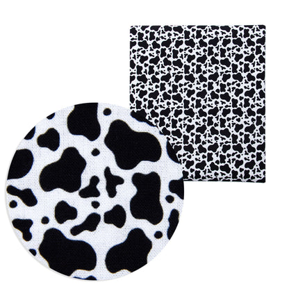 cow pattern printed fabric
