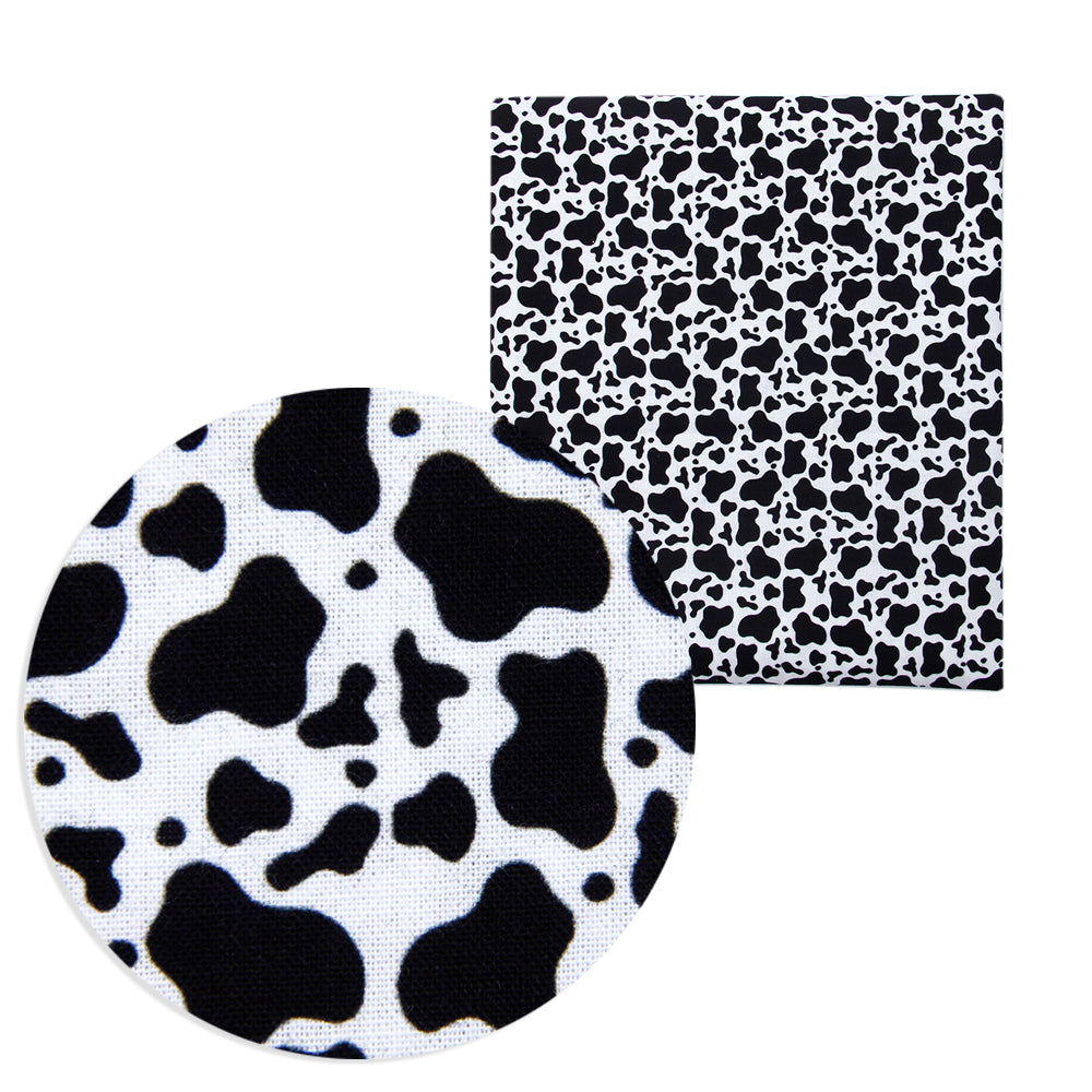 cow pattern printed fabric