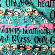Load image into Gallery viewer, nurses doctor health printed fabric
