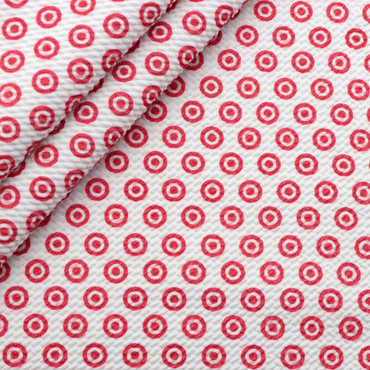 dots spot printed fabric