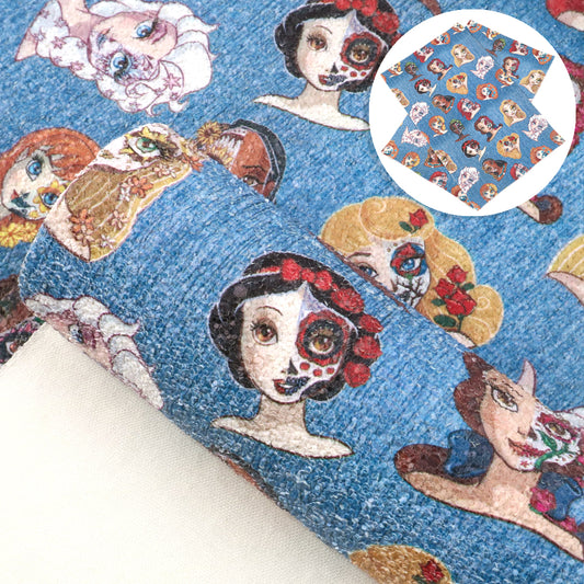 denim pattern printed fabric