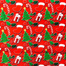 Load image into Gallery viewer, christmas tree christmas day crutch printed fabric
