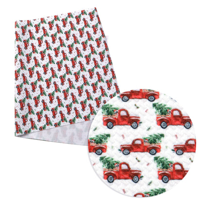 christmas day printed fabric