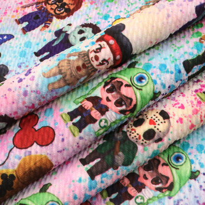 paint splatter printed fabric