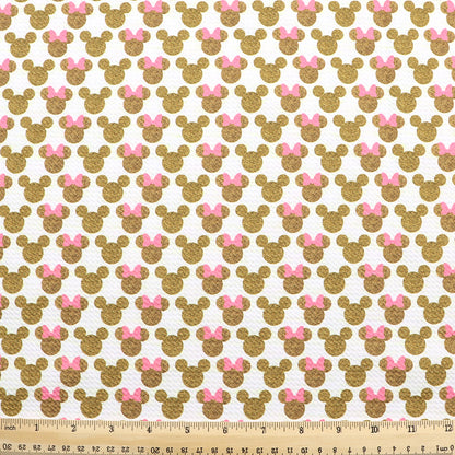 gold series printed fabric