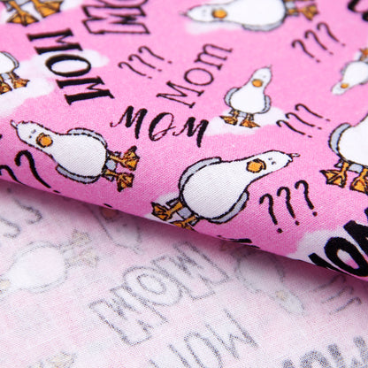 mother printed fabric