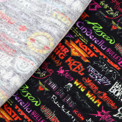 gun flower floral printed fabric