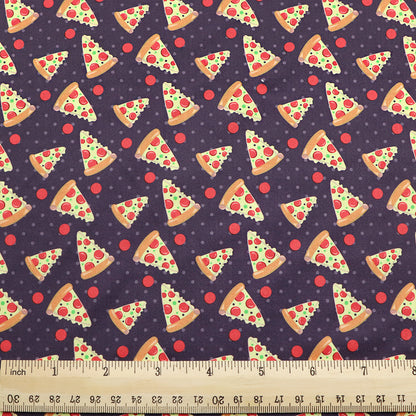 food pizza hut pizza printed fabric
