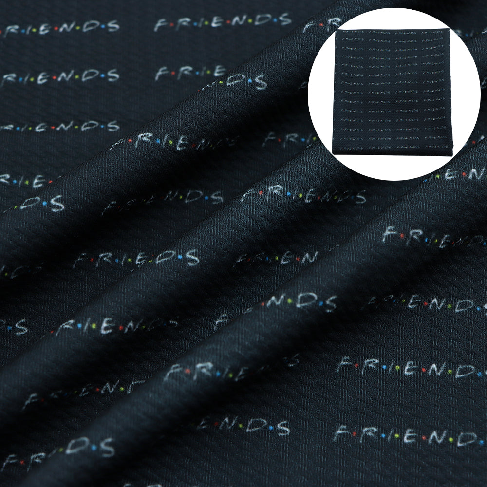 black series printed fabric