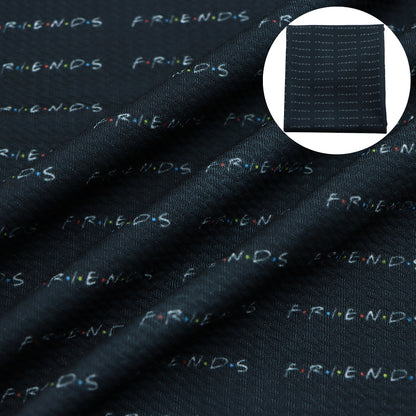 black series printed fabric