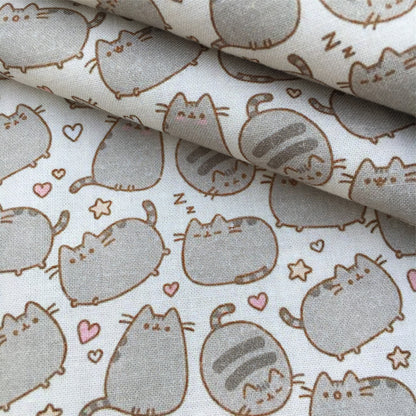 yellow series heart love printed fabric