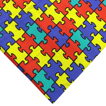 autism awareness printed fabric