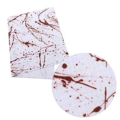 paint splatter blood printed fabric