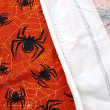 Load image into Gallery viewer, spider spider web orange series printed fabric
