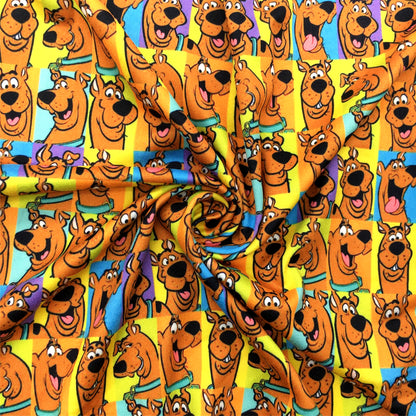 dog puppy printed fabric