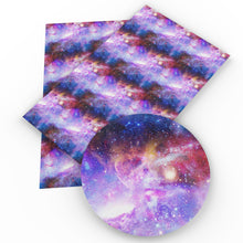 Load image into Gallery viewer, planet solar system galaxy printed fabric
