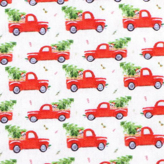 christmas day printed fabric