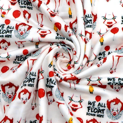 red series printed fabric