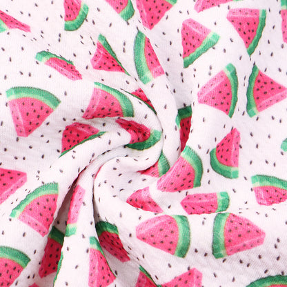 watermelon fruit printed fabric
