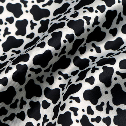 cow pattern printed fabric